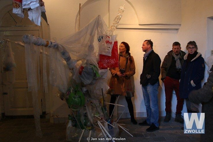 Van afval kan je prachtige kunst maken in Zwolle - Foto: Jan van der Meulen