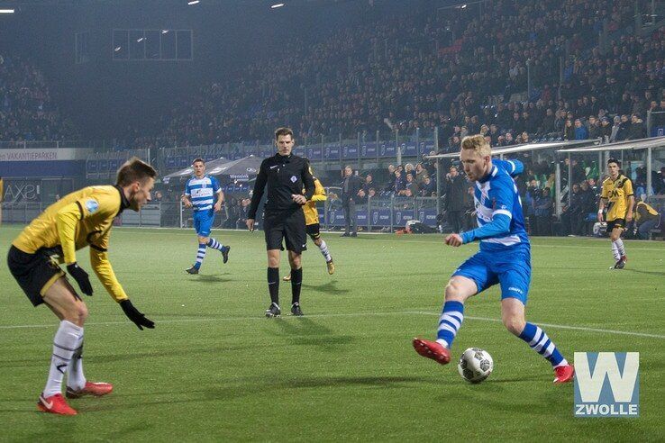 PEC Zwolle start 2018 met zege op NAC Breda - Foto: Wouter Steenbergen