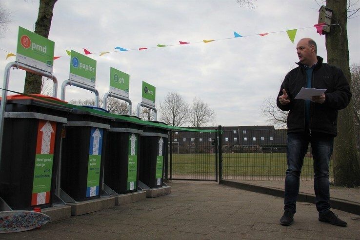 Feestelijke start afval scheiden op Wareweide - Foto: Ingezonden foto
