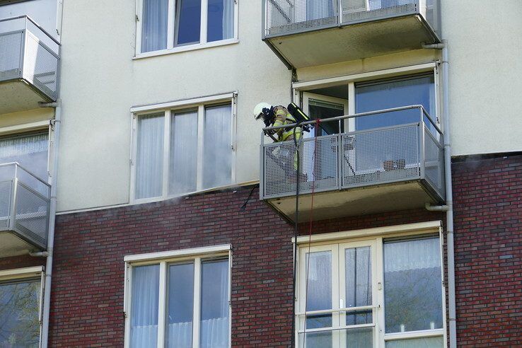 Evacuatie door brand in woonzorgcentrum Fermate - Foto: Hannie Liefers