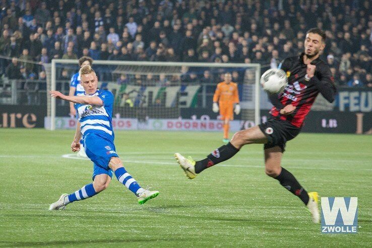 PEC Zwolle komt niet voorbij Excelsior - Foto: Wouter Steenbergen