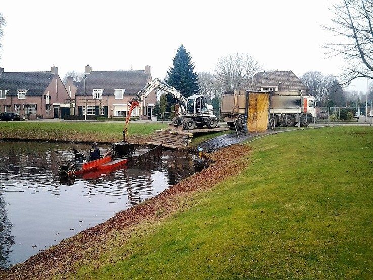 Waterschap baggert Zwolse watergangen - Foto: Ingezonden foto