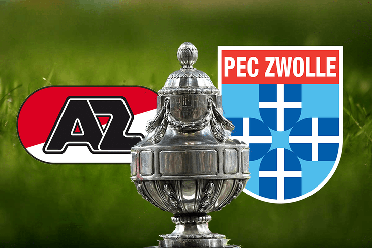 PEC Zwolle loot uit tegen AZ in de KNVB Beker