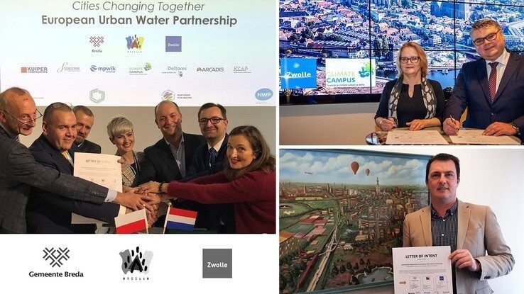 Zwolle en Climate Campus tekenen ‘Reizende’ Letter of Intent voor Europese samenwerking klimaatadaptieve steden
