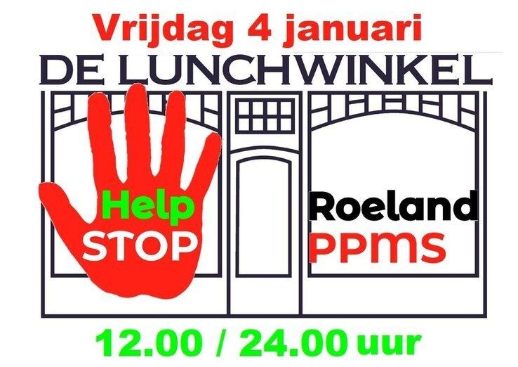 De Lunchwinkel, vrijdag open van 12 tot 12 voor Roeland tegen PPMS