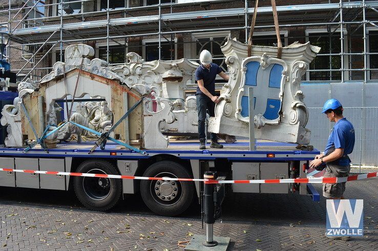 Renovatie Drostenhuis Zwolle eindelijk van start gegaan - Foto: Hennie Vrielink