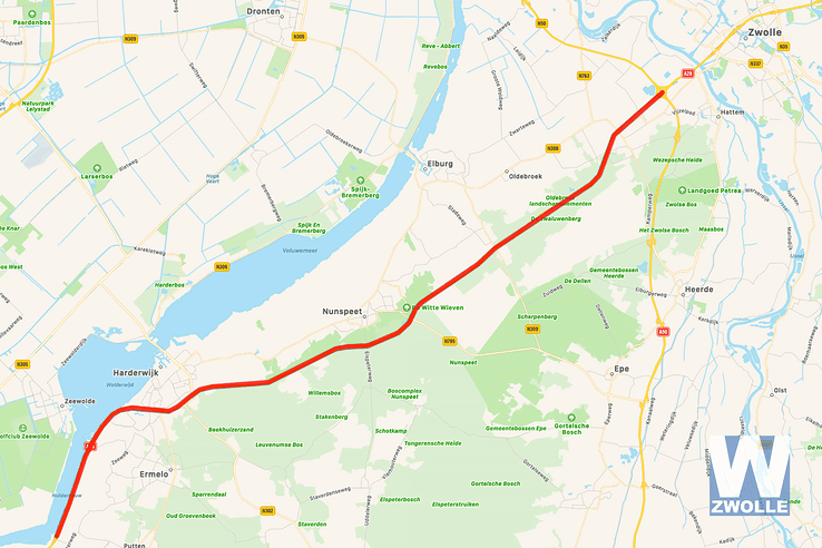 Lagere snelheid op de A28: ook Zwolle getroffen door stikstofbesluit