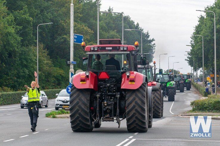 Boerenprotest Zwolle niet zonder resultaat voor agrariërs Overijssel - Foto: Peter Denekamp