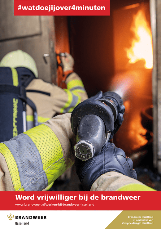 Nieuwe wervingscampagne voor brandweervrijwilligers in IJsselland - Foto: Ingezonden foto