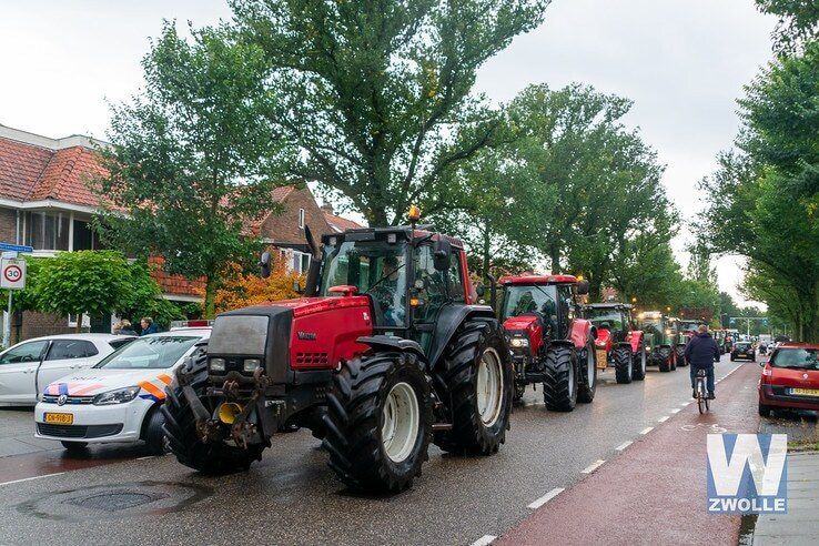Aanrijding te midden van boerenprotest - Foto: Peter Denekamp
