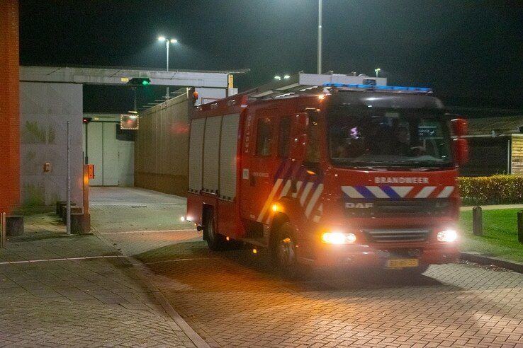 Kleine celbrand in PI Zwolle - Foto: Peter Denekamp