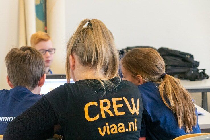 Kinderen leren programmeren tijdens Devoxx4Kids - Foto: Peter Denekamp