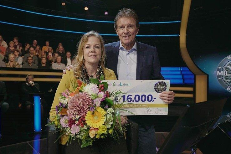 Zwolse Annemiek wint 16.000 euro in BankGiro Miljonairs - Foto: Ingezonden foto