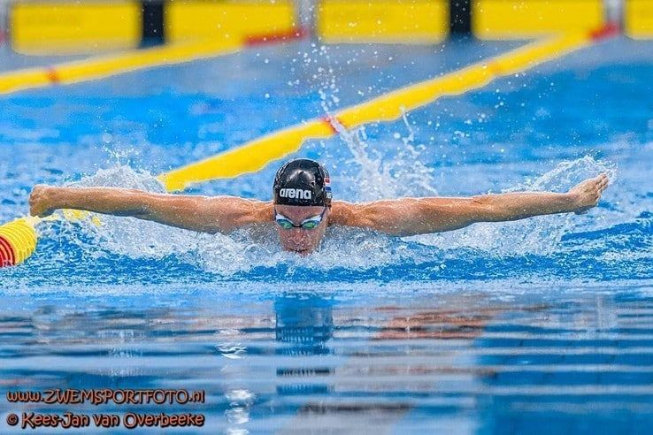 Michiel Jorink zwemt Nederlands record - Foto: Kees-Jan van Overbeke