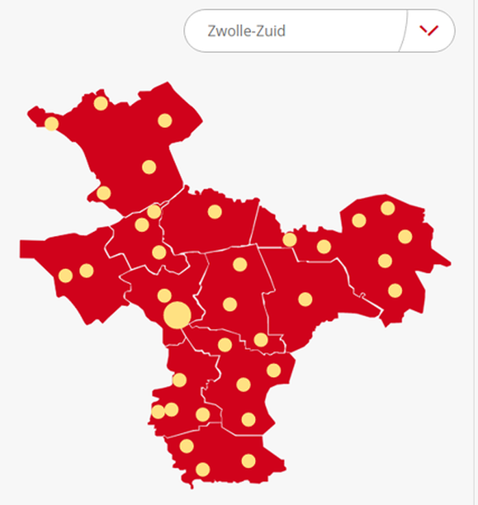 Brandweer IJsselland komt met eerste interactieve regiokaart