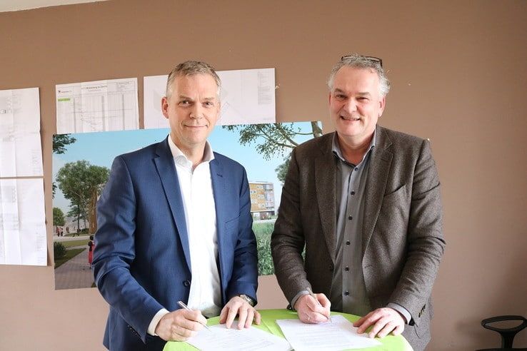 Koopmans en DeltaWonen ondertekenen overeenkomst Middelweg