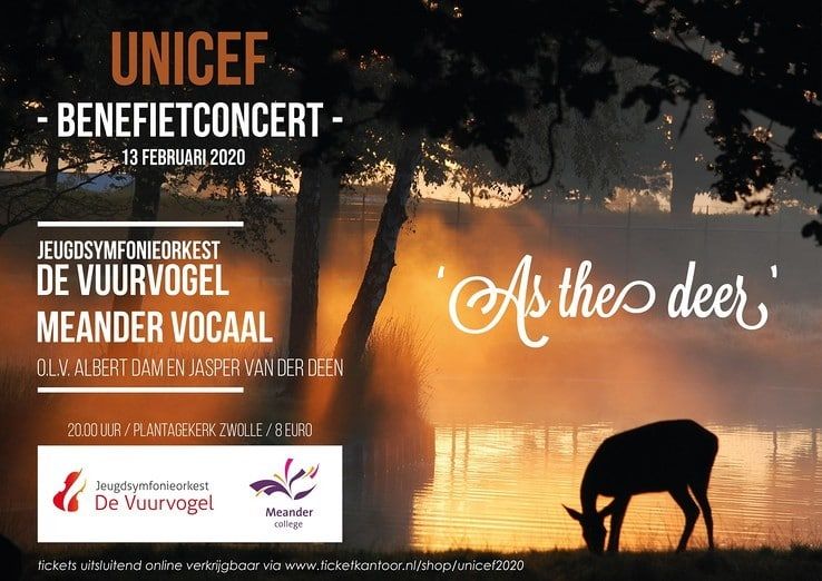 Meander Vocaal zingt voor Unicef - Foto: Ingezonden foto
