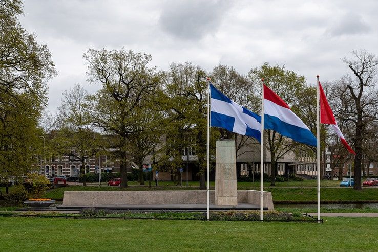 Sobere herdenking Bevrijdingsdag Zwolle - Foto: Peter Denekamp