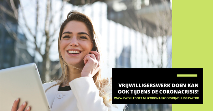 Coronaproof vrijwilligerswerk in Zwolle: het kan!