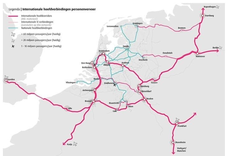 Gemeenteraad unaniem over CDA-plan voor trein naar Parijs, Londen en Brussel