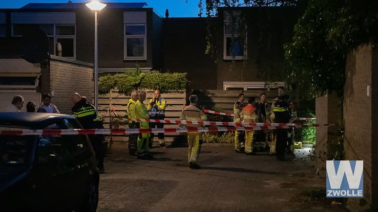 Explosie in woning aan Geleen - Foto: Arjen van der Zee