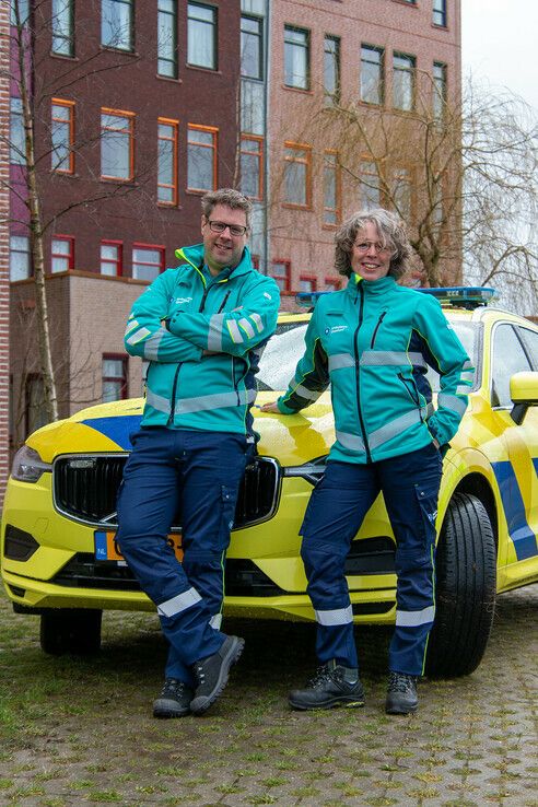 Visiteteam huisartsenpost in een nieuw jasje - Foto: Ambulance IJsselland