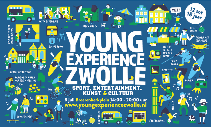 Gratis YEZ Festival voor Zwolse jongeren van 12 tot 18 jaar