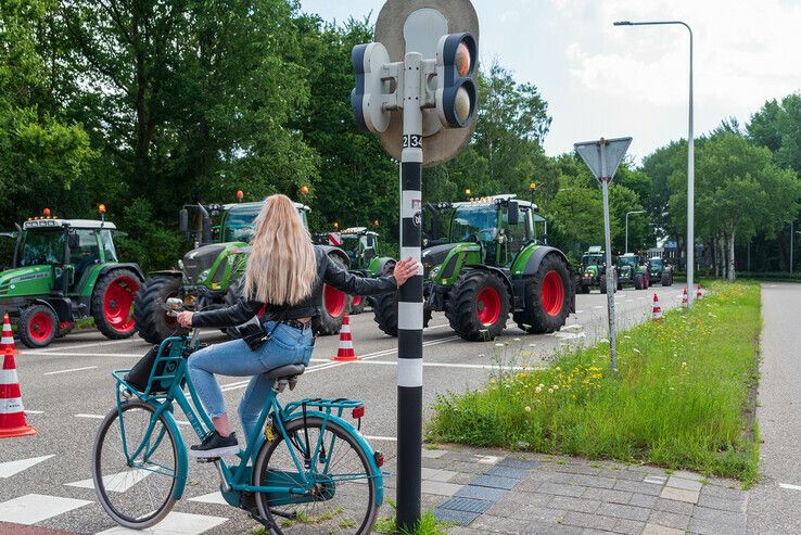 Invasie van protesterende boeren in Zwolle - Foto: Peter Denekamp