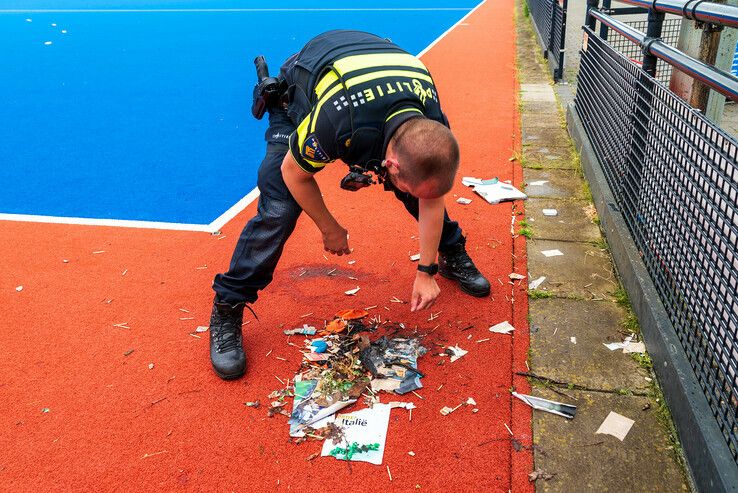Politie lost brandstichting bij Hockeyclub Zwolle op - Foto: Peter Denekamp