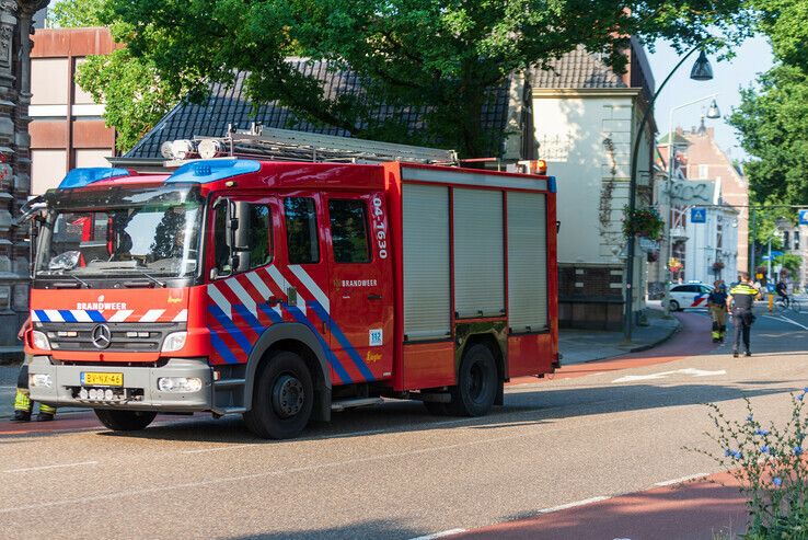 Burgemeester van Roijensingel afgesloten geweest vanwege gaslek - Foto: Peter Denekamp