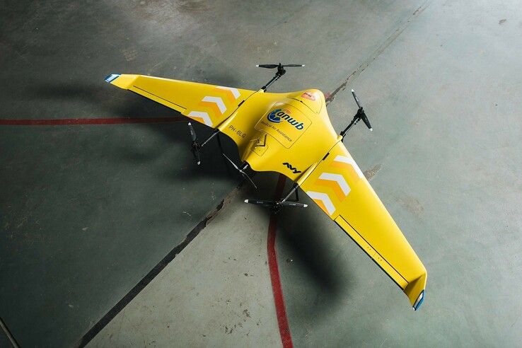 Experimentele medische dronecorridor tussen Isala Zwolle en Meppel - Foto: Medical Drone Service