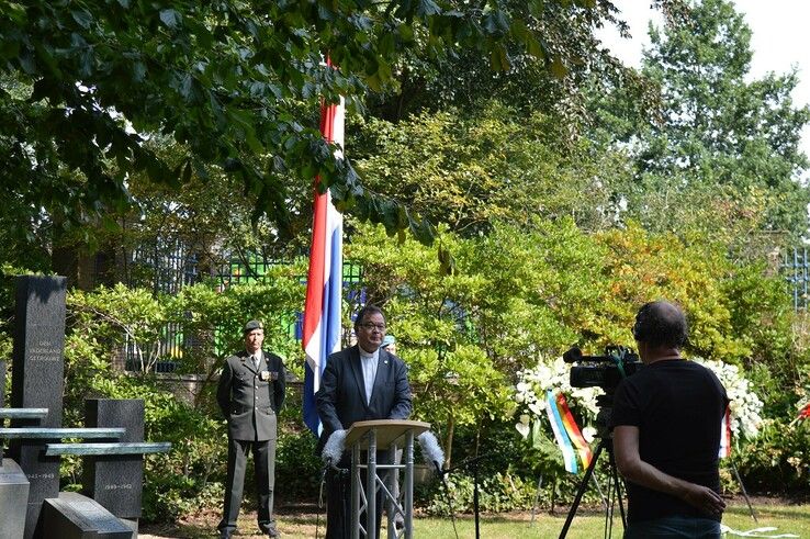 Indië-herdenking 2020 in Park Eekhout zonder publiek - Foto: Hennie Vrielink