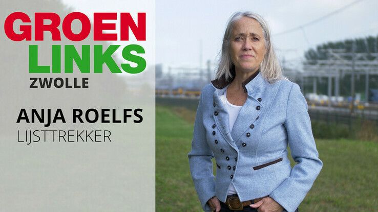 Anja Roelfs lijsttrekker voor GroenLinks Zwolle
