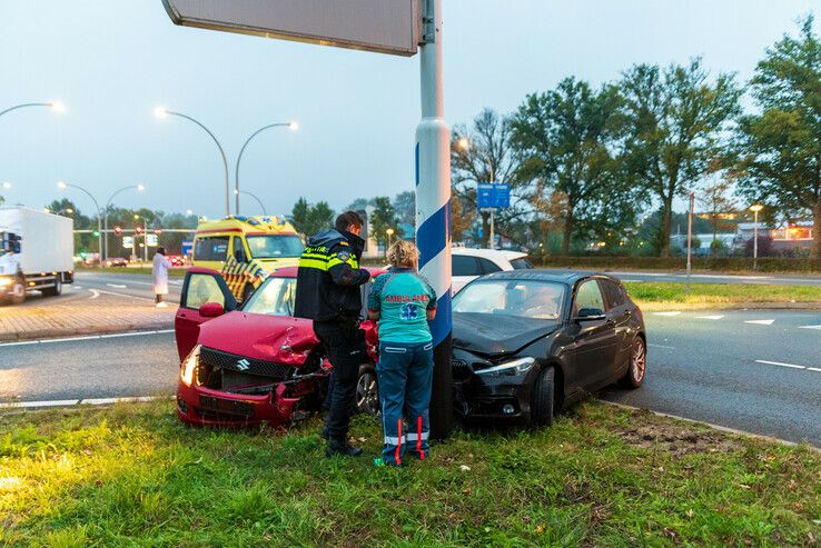 Opnieuw gewonden op beruchte ongevalsplek in Zwolle - Foto: Peter Denekamp