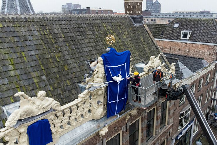 Drostenhuis heeft haar kroonlijst terug - Foto: Marco Zuidhof