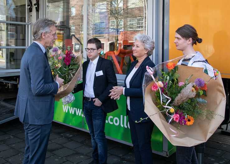 Minister Dijkgraaf bezoekt Zone.college in Zwolle - Foto: Paul van der Wal Fotografie