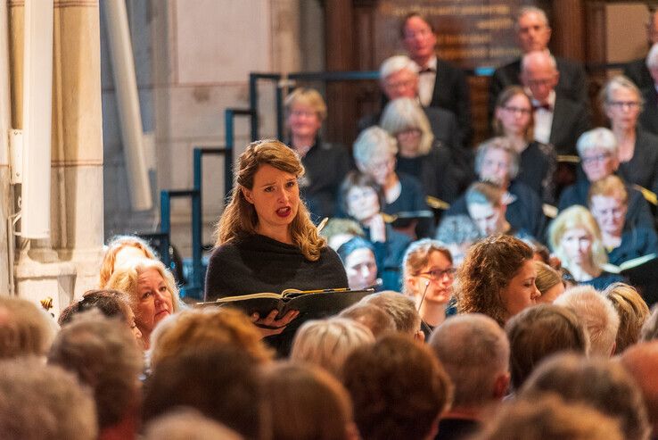 Matthäus-Passion in Grote Kerk: “Je moet niet luisteren maar het voelen en ondergaan” - Foto: Peter Denekamp