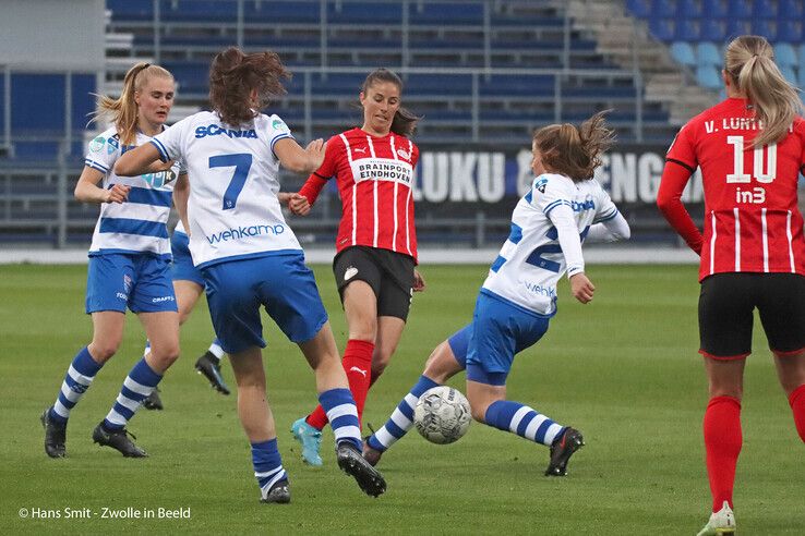 PEC Zwolle Vrouwen verliest in eigen huis van PSV