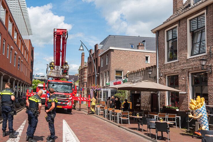 Brand in restaurant in hartje Zwolle snel geblust - Foto: Peter Denekamp