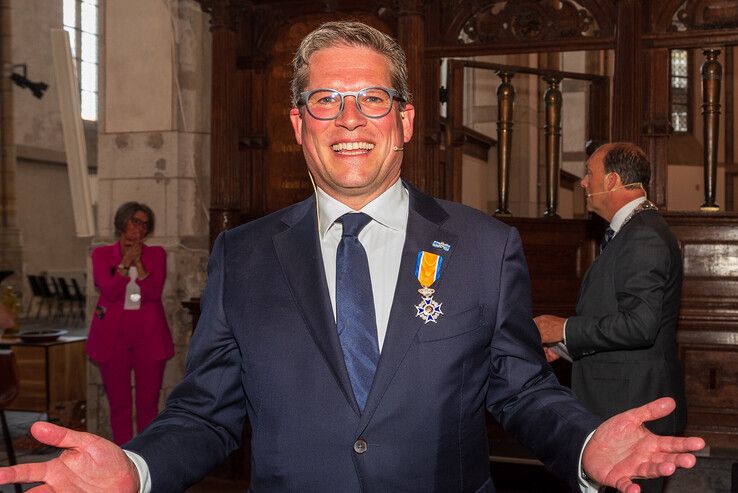 René de Heer verrast met koninklijke onderscheiding - Foto: Peter Denekamp