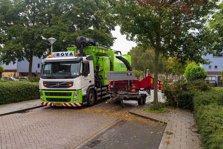 Chauffeur van vuilniswagen raakt gewond in Zwolle-Zuid - Foto: Peter Denekamp