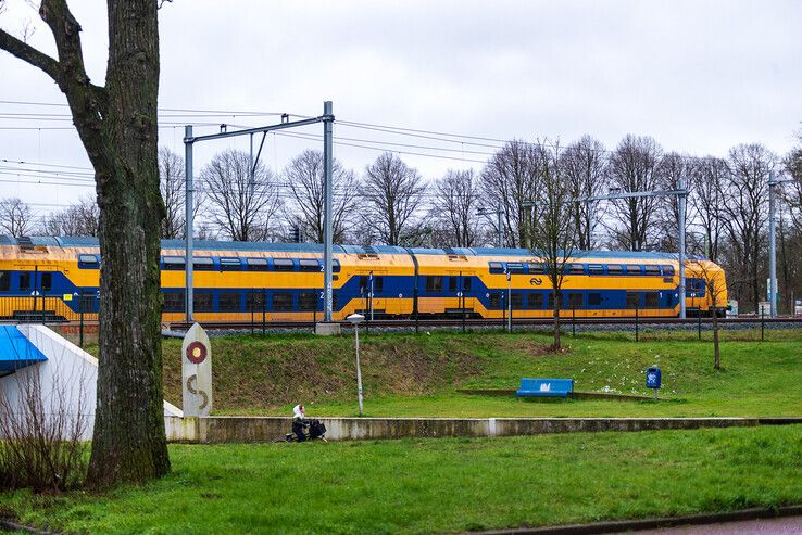 Treinen stranden in Zwolle door grote storing bij ProRail - Foto: Peter Denekamp