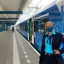 Service Medewerker van Keolis op station Zwolle