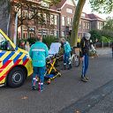 Scooterrijdster naar ziekenhuis na ongeval op Veerallee