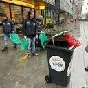Team Frion houdt winkelcentrum Stadshagen schoon